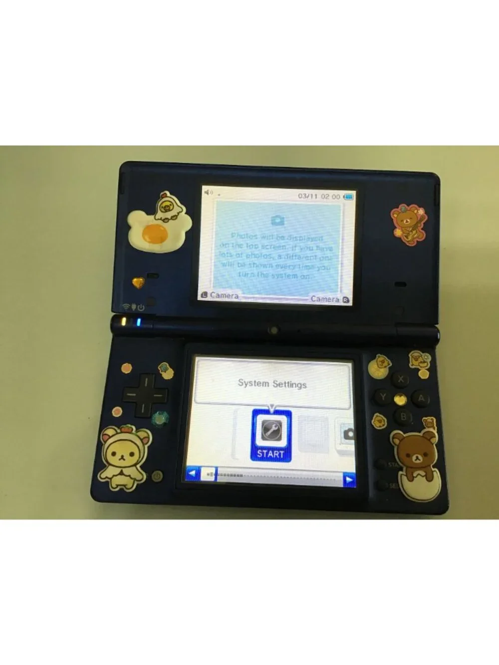 Nintendo DSi Midnight Blue TWL-001 Japan Tested New Charger Stylus And Battery